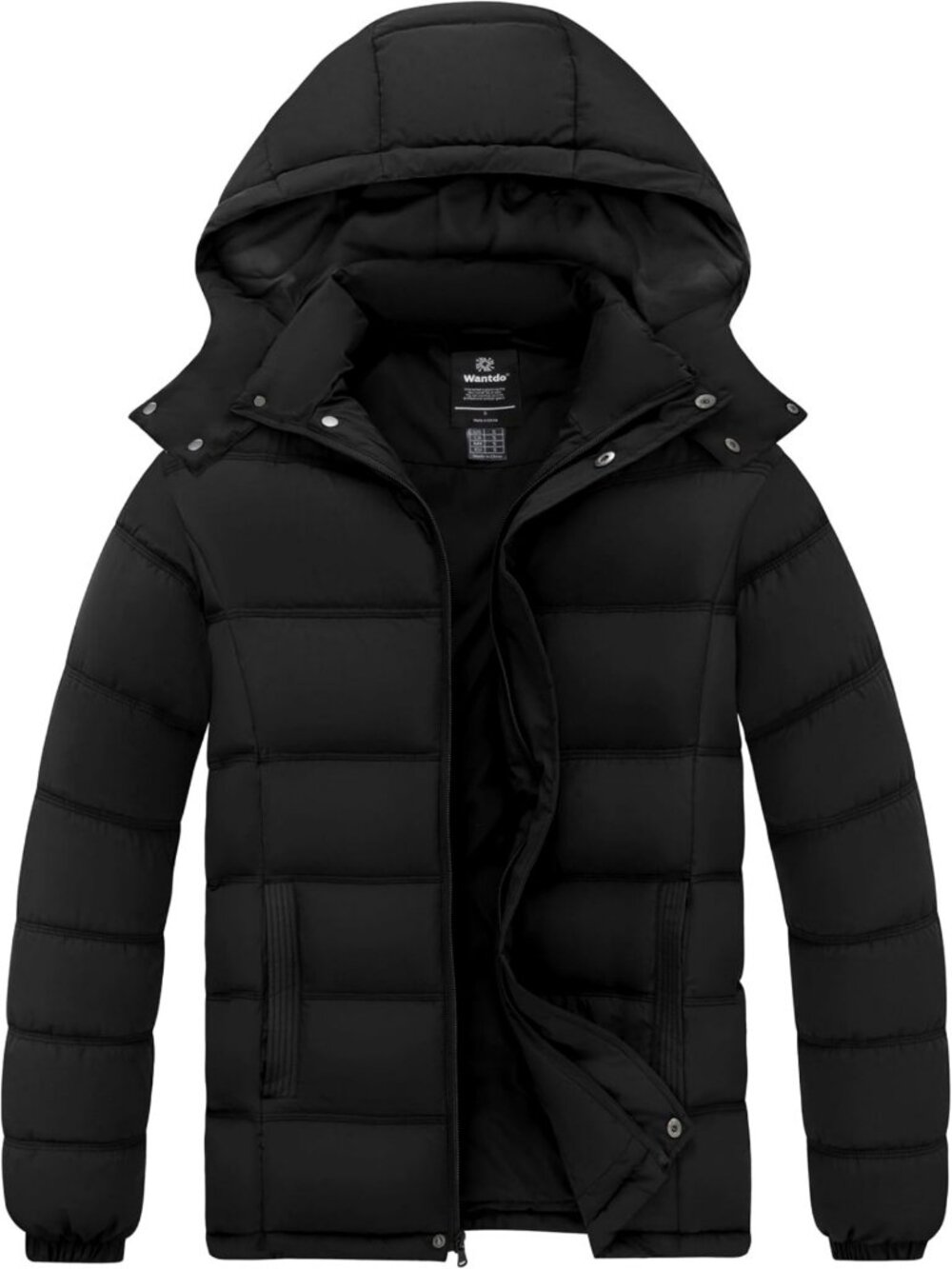 Warm Waterproof Men's Puffer Jacket - Cozy Winter Coat in Regular & Big Sizes